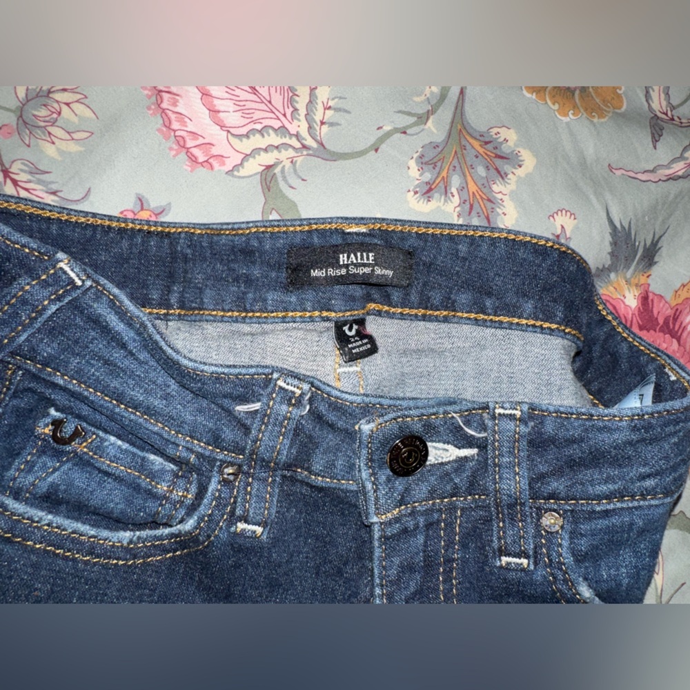 Halle mid rise skinny Denim Jeans 24